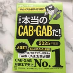 これが本当のCAB・GABだ! 2025年度版 【Web―CAB・IMAGES…のサムネイル