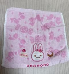 うさももちゃん　ハンカチのサムネイル