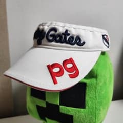 パーリーゲイツ ロゴサンバイザー白のサムネイル