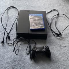 PS4本体、モンハンワールド、HDMIコード電源コードコントローラー1のサムネイル