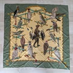 エルメス HERMES LES OISEAUX DU ROI カレ90 スカーフ - メルカリ