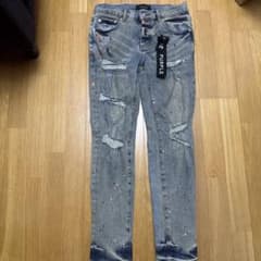 PURPLE BRAND スキニーデニム ペイント加工 サイズ29 - メルカリ