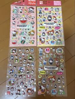 ハローキティ 熊本限定 ぷっくりシール 4枚セットのサムネイル