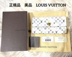 正規品 美品 ルイヴィトンサラ マルチカラー ポルトフォイユ 財布 