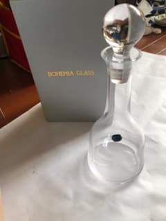 BOHEMIA GLASS デキャンタ クリスタルガラス 未使用品！ - メルカリ