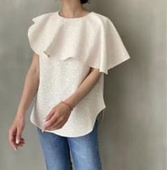 HOWDY.アシンメトリーブラウス ホワイトのサムネイル