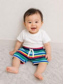 baby GAP ストライプ ベビーショーツ 6-12ヶ月のサムネイル