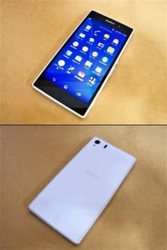 【良品】SONY  Xperia Z1 SOL23 au 32GB ホワイトのサムネイル