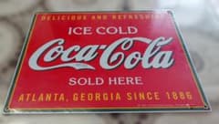 ★レア★昭和レトロ コカ・コーラ Coca-Cola サイン 看板 ホーローのサムネイル
