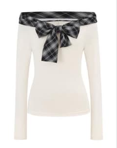 【andwang】Check Ribbon Docking Teeのサムネイル