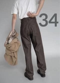 AURALEE／HARD TWIST DENIM WIDE PANTS／34のサムネイル