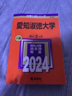 a193【新品未使用】　愛知淑徳大学　赤本　2024  匿名発送‼️のサムネイル