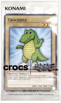 非売品 Yu-Gi-Oh! 遊戯王 x Crocs CROCODILE カードのサムネイル