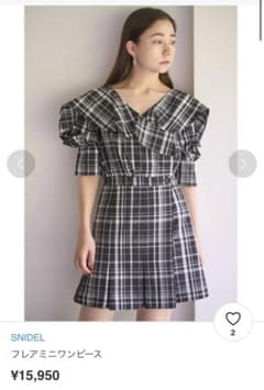 snidel フレアミニワンピースのサムネイル
