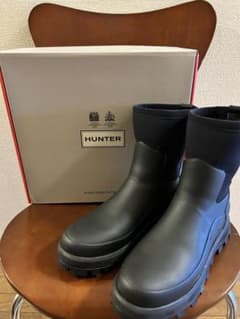 美品　Hunter BLACK レインブーツ　UK5(24cm)のサムネイル