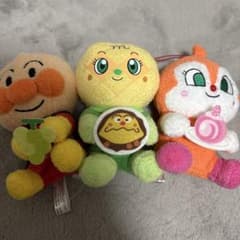 アンパンマン ぬいぐるみ マスコット 3点セットのサムネイル
