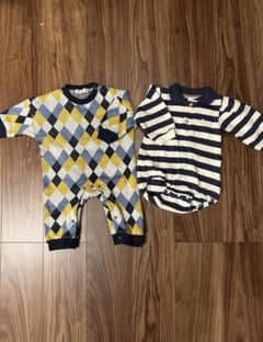 80サイズ　カバーオール2枚セット⭐︎のサムネイル