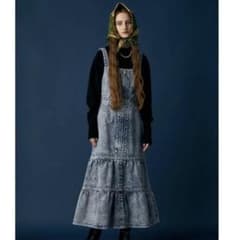 最終値下げ中‼️moussy DENIM TIERED ドレス ワンピースのサムネイル
