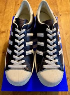6月6日発売 adidas SUPERSTAR VINTAGE 黒白 US10 - メルカリ