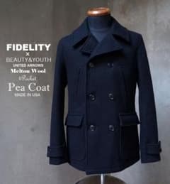 USA製 FIDELITY×別注B＆Y UA 濃紺 メルトン 4ポケットPコート USA製 FIDELITY×別注B＆Y UA 濃紺 メルトン 4ポケットPコート - メルカリ