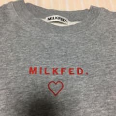 Thumbnail of MILKFED. グレー クルーネック トレーナー　綿100%