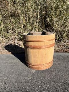 木製 漬物樽 蓋付き - メルカリ