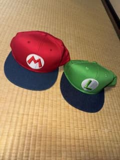 USJ ニンテンドーワールド マリオ ルイージ キャップ 2点セット - メルカリ