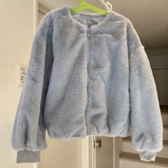 GU キッズ　ボア　ファー　ブルゾン　ジャケットのサムネイル