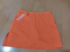adidas レディース ゴルフスカート オレンジのサムネイル
