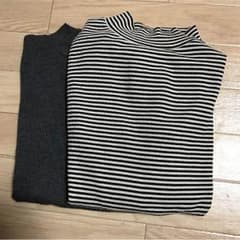 テレコハイネックカットソー 2枚セットのサムネイル