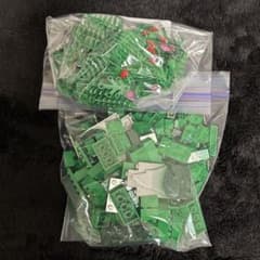 LEGO 레고 블록 중고 녹색 녹색 식물 세트