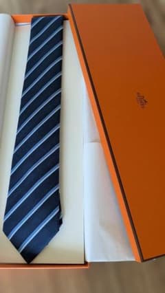 HERMES ネクタイ RAYURES CHEVRONS - メルカリ