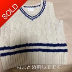 ※検討中　購入禁止　no.140 コンビミニ　ニットベストのサムネイル