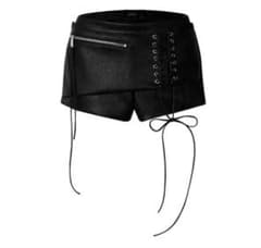 ODOR Parel leather shorts - メルカリ