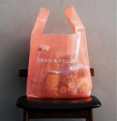 DEAN & DELUCA ショッピングバッグ オレンジのサムネイル