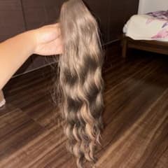 ロングウェーブ ポニーテールウィッグ クリップ式のサムネイル