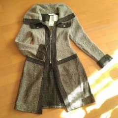 新品 ニットコート フランス製のサムネイル