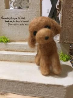 のあのあエルモ様専用 羊毛フェルト＊トイプードル 犬のサムネイル
