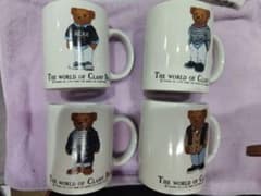 The World of Classy Bear マグカップ 4個セット未使用のサムネイル