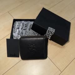 Ksubi スビ レザー ラウンドジップ 二つ折り財布 ブラック 箱付き 