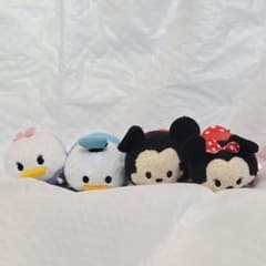 ディズニーツムツム ぬいぐるみ 4体セット ミッキー ミニー ドナルド デイジーのサムネイル