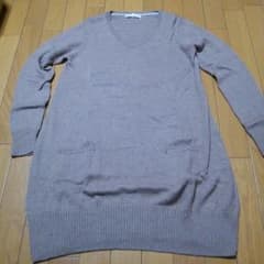サラサさま専用 ベージュ ニットワンピのサムネイル