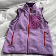 mont-bell Kid's 150 フリースベストパープルのサムネイル