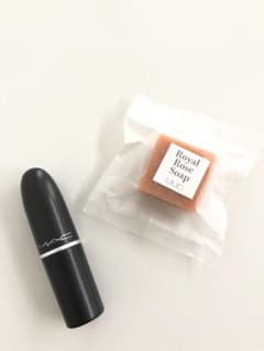 MAC マック　ピーチストック　口紅　MIMC おまけ　石鹸　ソープのサムネイル