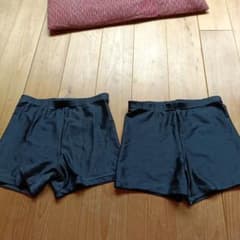 Chacott チャコット 新体操用ショートパンツ 黒 2枚セットのサムネイル
