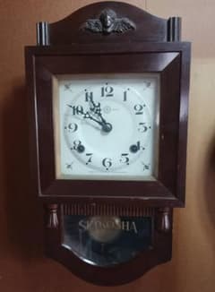 精工舎】SEIKOSHA 柱時計 ゼンマイ式 稼働品 アンティーク 古道具