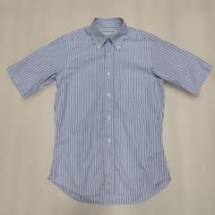 INDIVIDUALIZED SHIRTS ブルー ストライプ 半袖シャツ 美品✩14/Individualized Shirts半袖ストライプBDシャツ - メルカリ