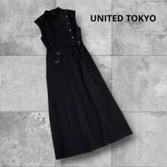 UNITED TOKYO アシメトリックストアワンピース　0 UNITED TOKYO アシメトリックストアワンピース 0 BLACK - メルカリ
