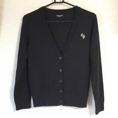 【150】COMME CA PASSAGE 黒カーディガンのサムネイル