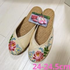 香港　刺繍　ルームシューズのサムネイル